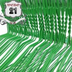 Green Wire Coat Hangers (13G) 16"  (weedoo)